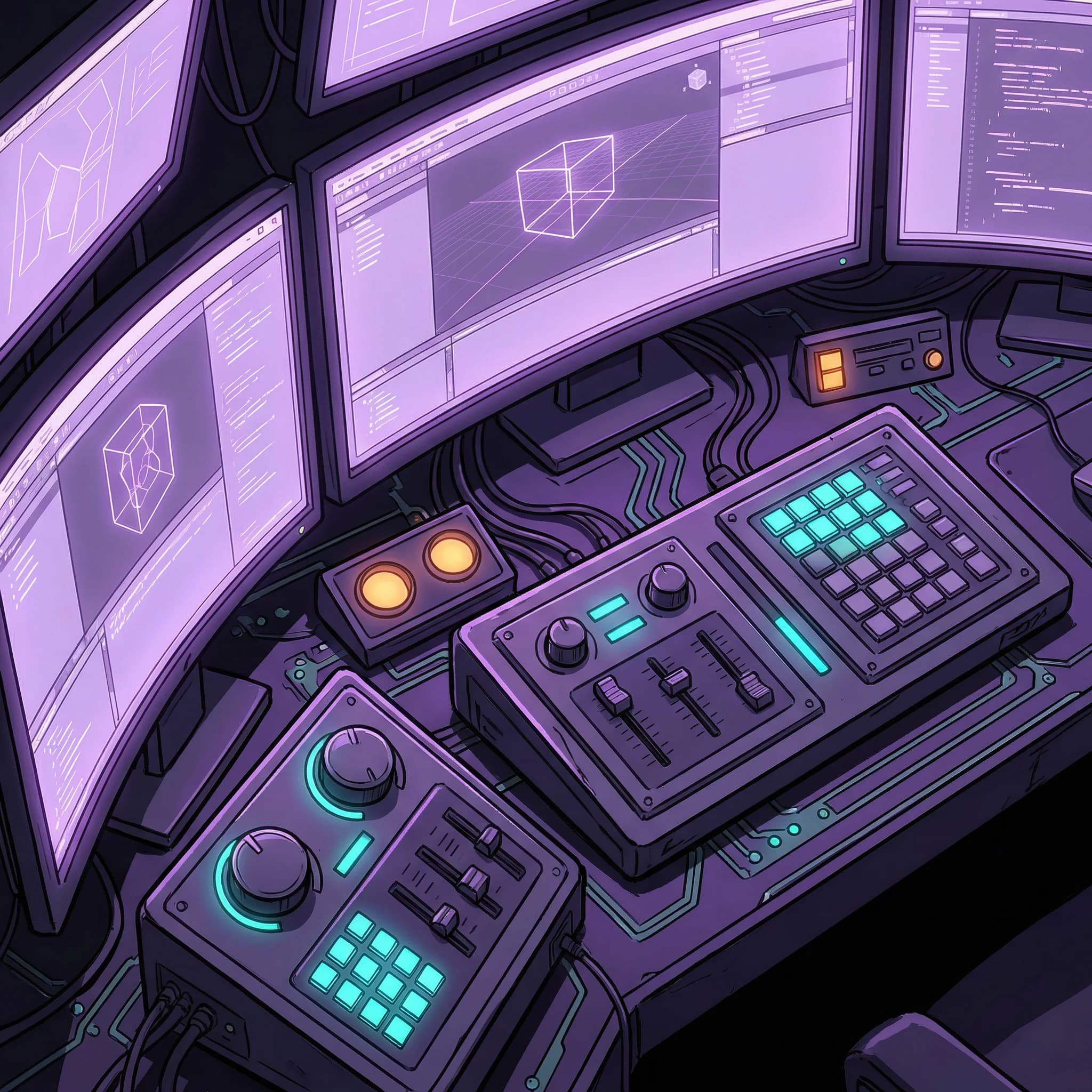 AI game development workstation